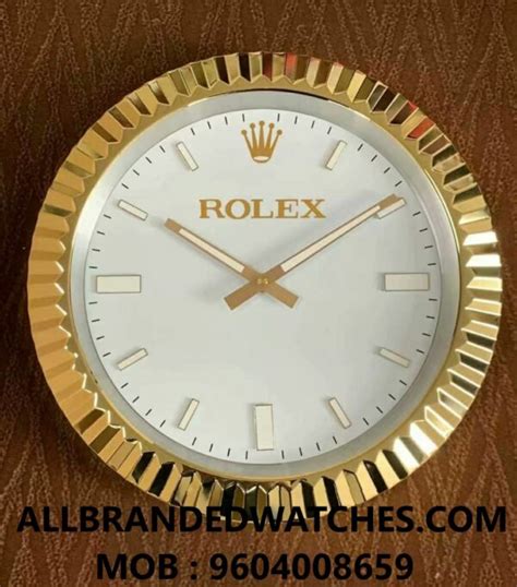 rolex wall clock buy online india|rolex wall clock original.